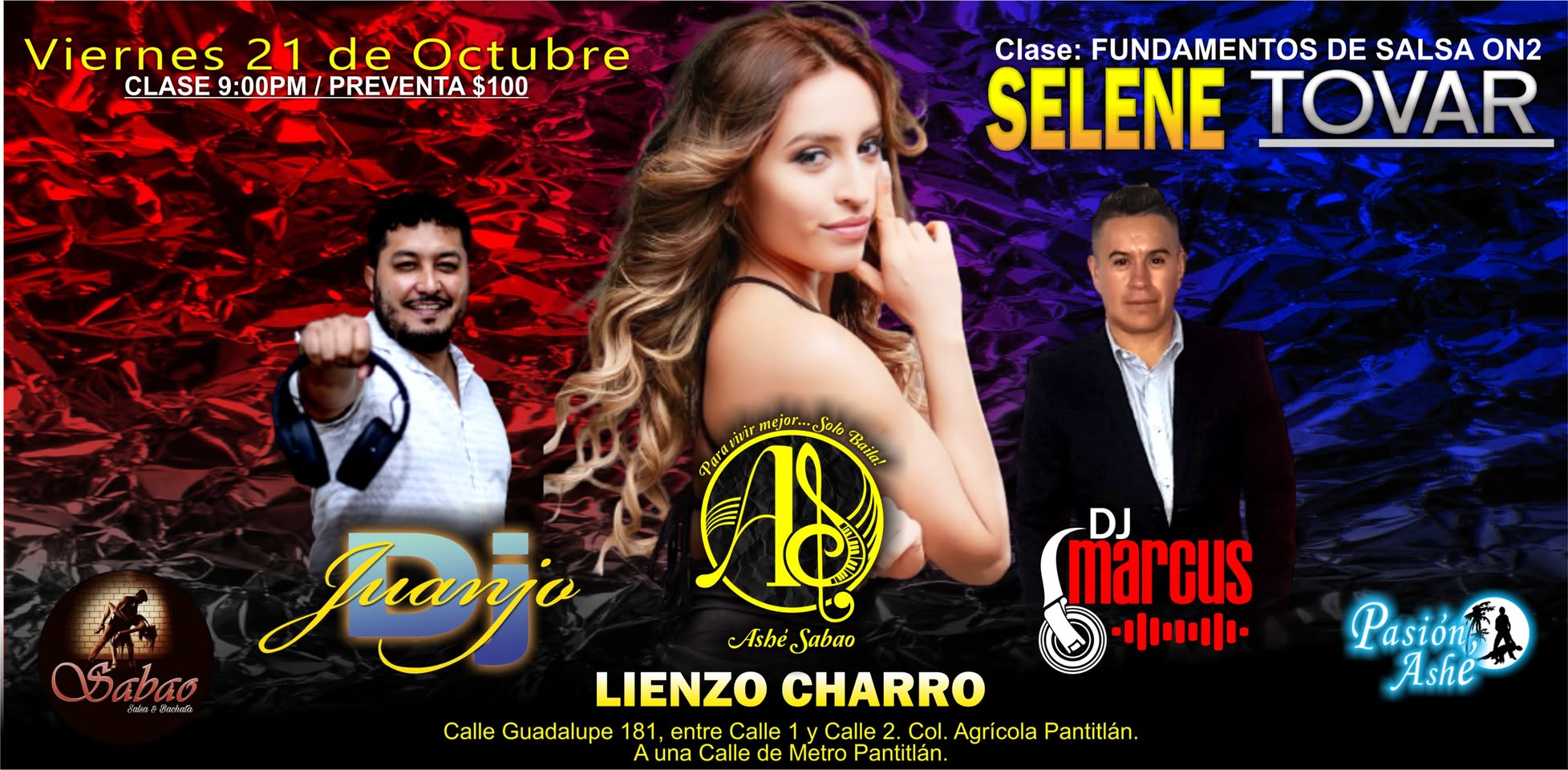 Selene Tovar en ASHÉ-SABAO 21 de Octubre - Lienzo Charro de Pantitlán