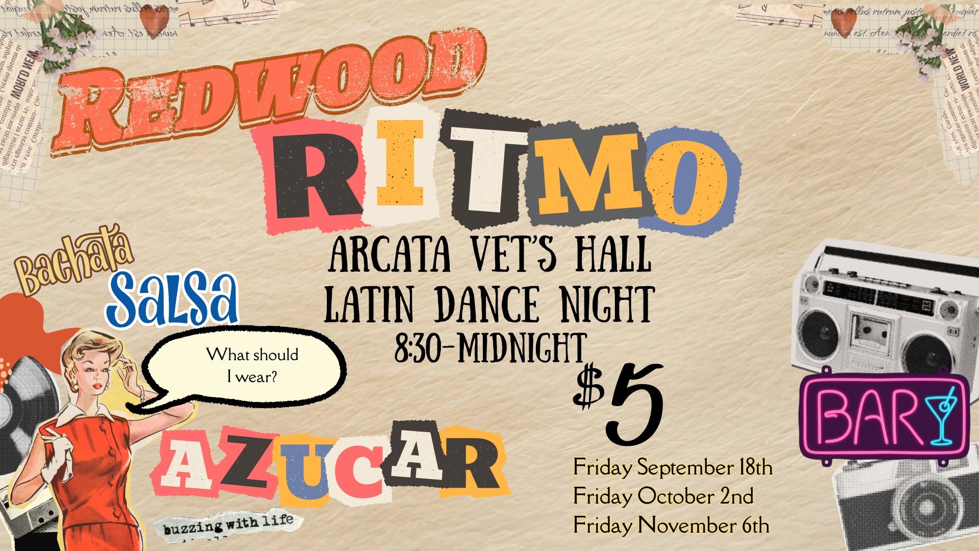 Salsa Night at the Vet's Hall-Redwood Ritmo