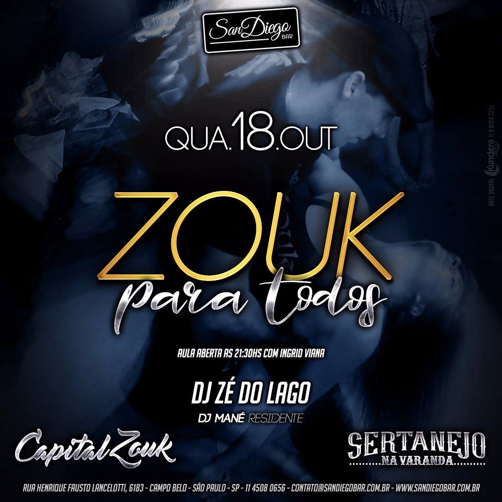 Lista encerrada Capital Zouk 18-10-17