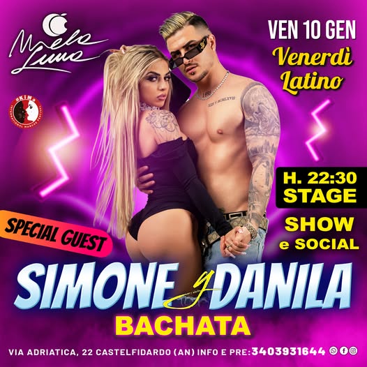 SIMONE Y DANILA Ospiti al Melaluna Stage Show e Social