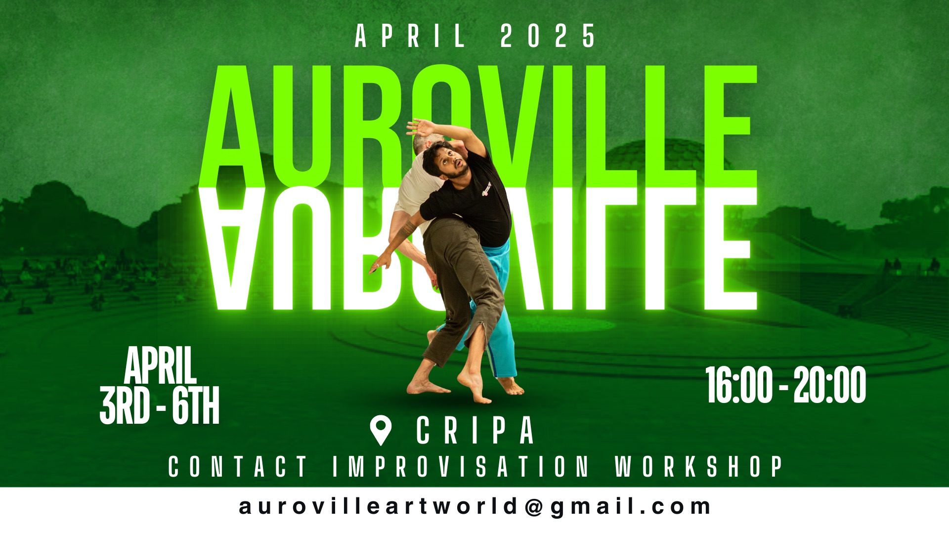 QUANTUM CONTACT - CONTACT IMPROVISATION WORKSHOP with SHIFU ASH AUROVILLE