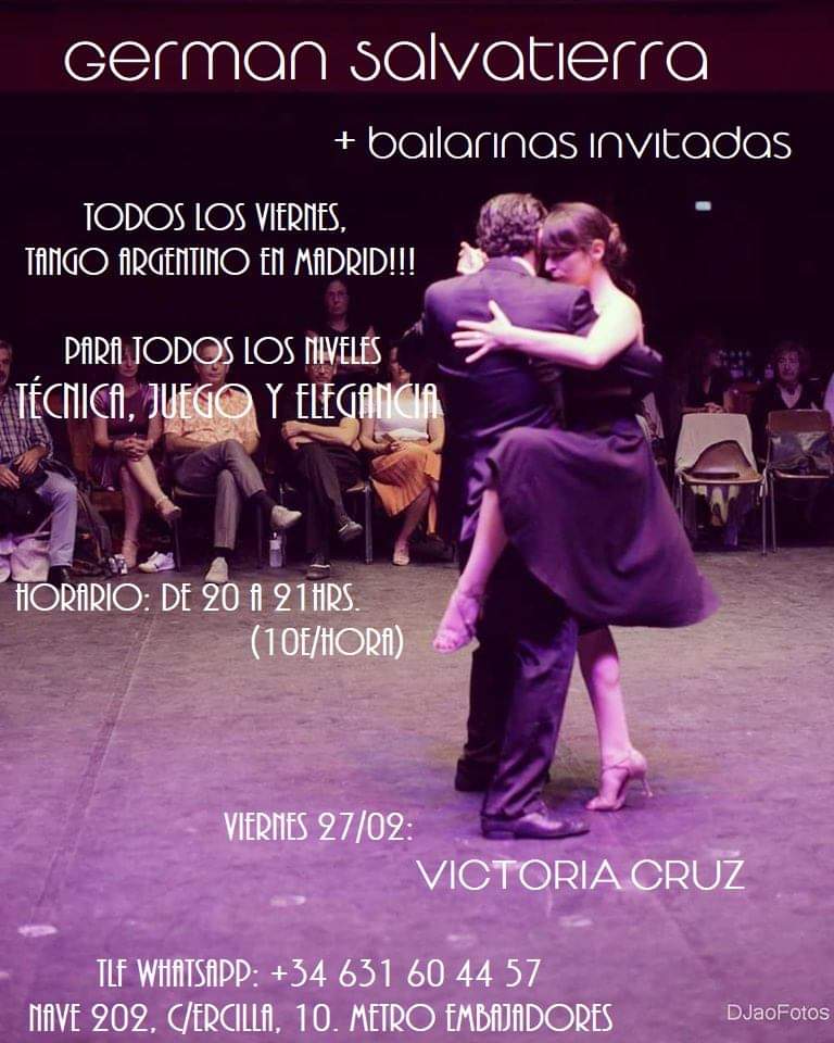 Tango Argentino, German Salvatierra con Bailarinas invitadas