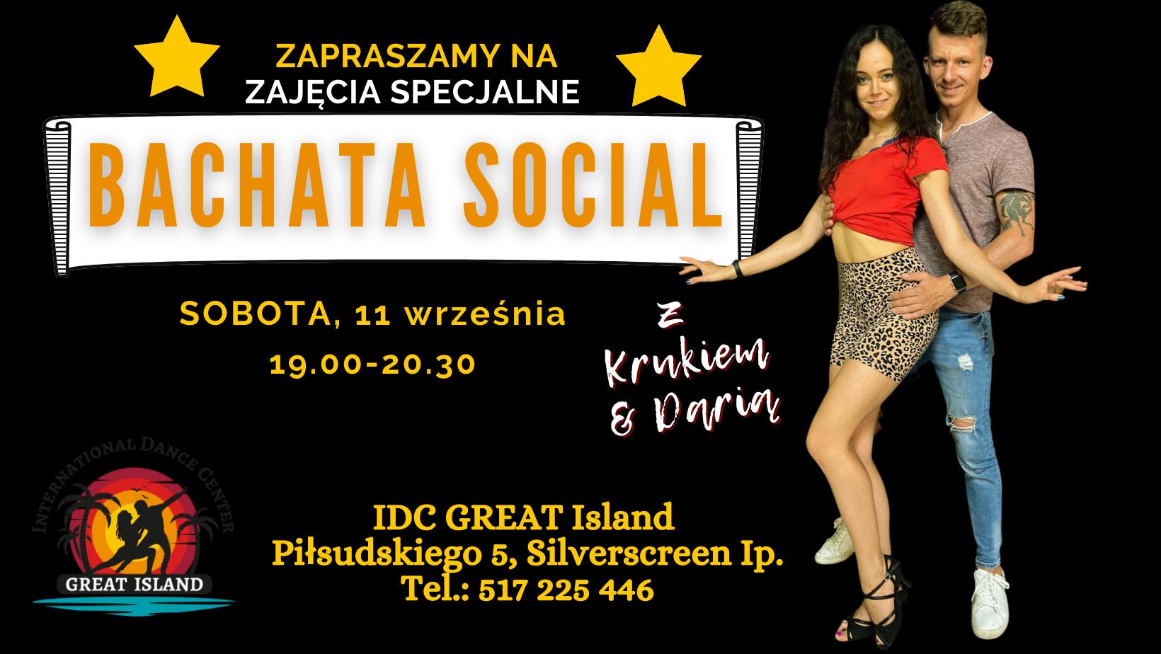 Bachata Social - 11. września o 19.00