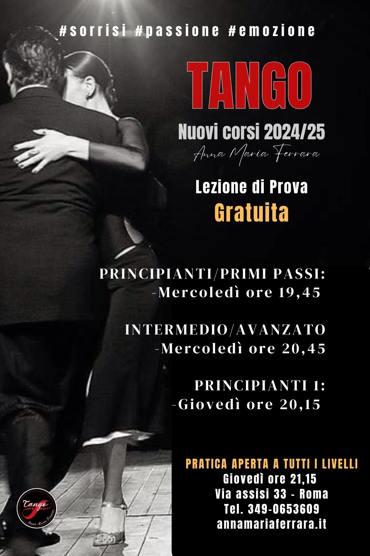 Tango Principianti Intermedio Avanzato
