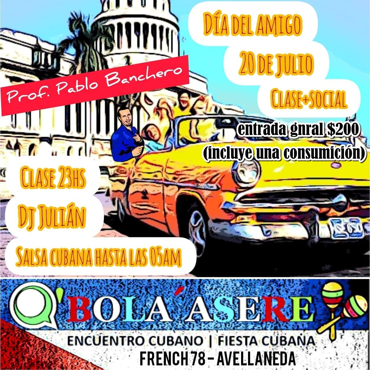 Encuentro cubano en q bola asere dia del amigo