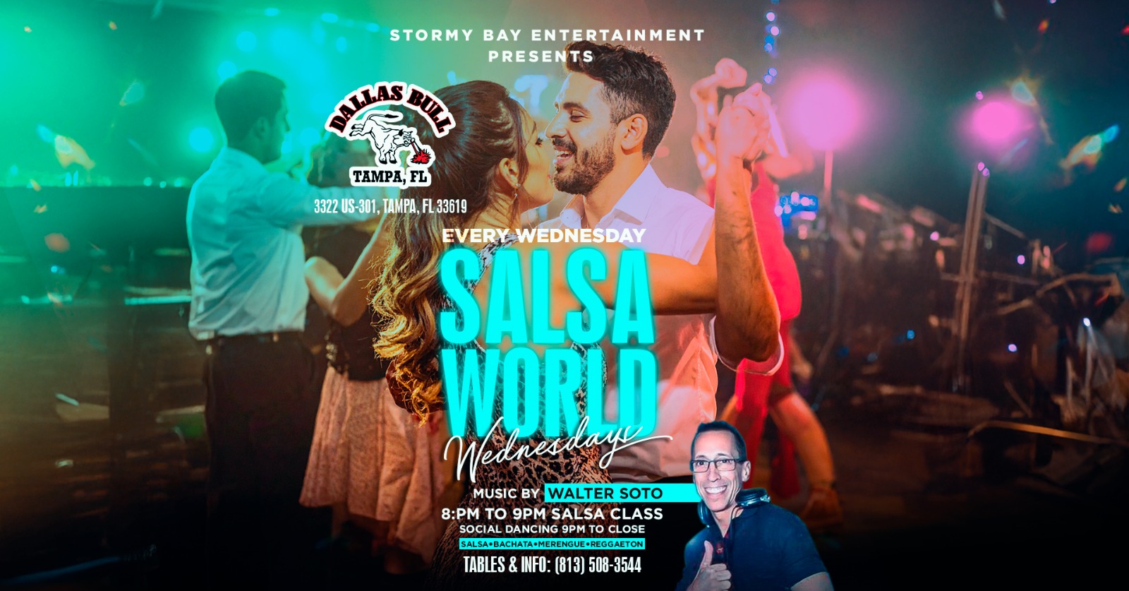 Salsa World Wednesdays at The Dallas Bull- Guest Instructor Jae Phillips