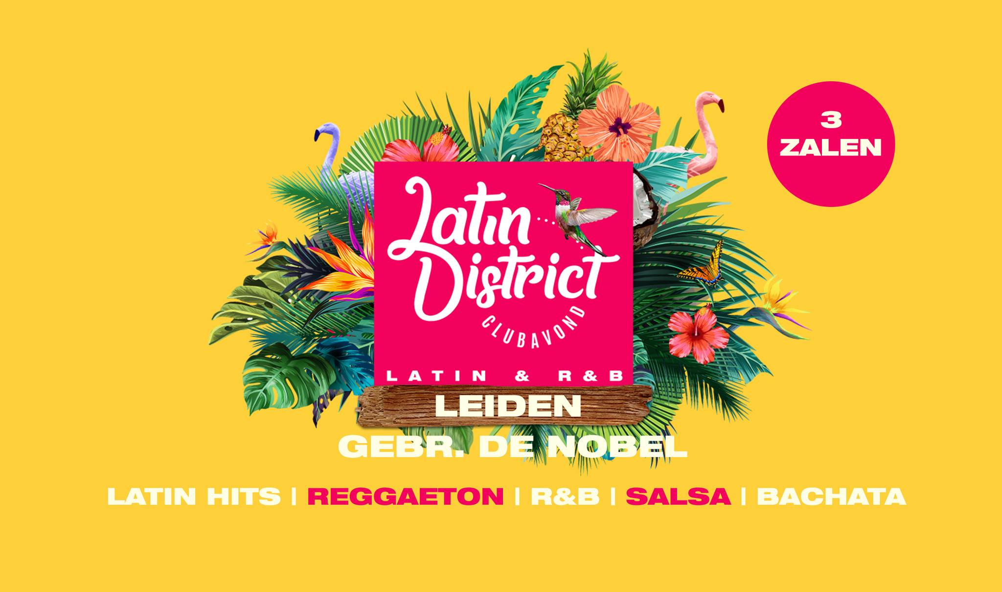 Latin District - LEIDEN - Gebr. de Nobel - 3 zalen - Latin & R&B
