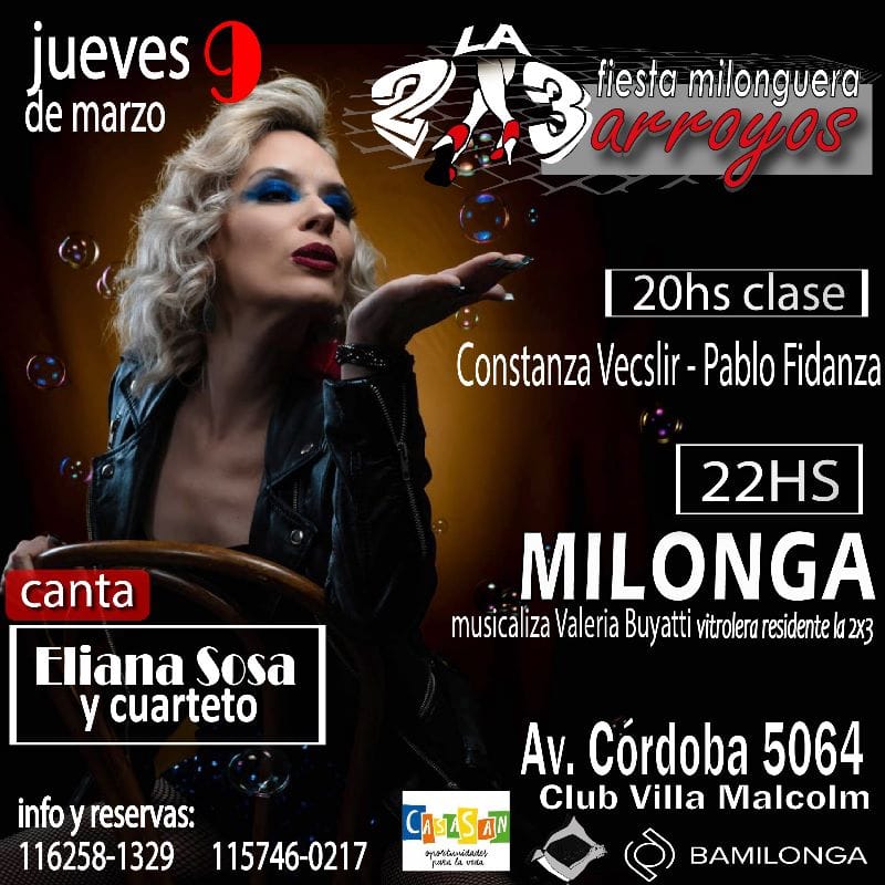 La 2x3 Arroyos Fiesta Milonguera - 9 de Marzo