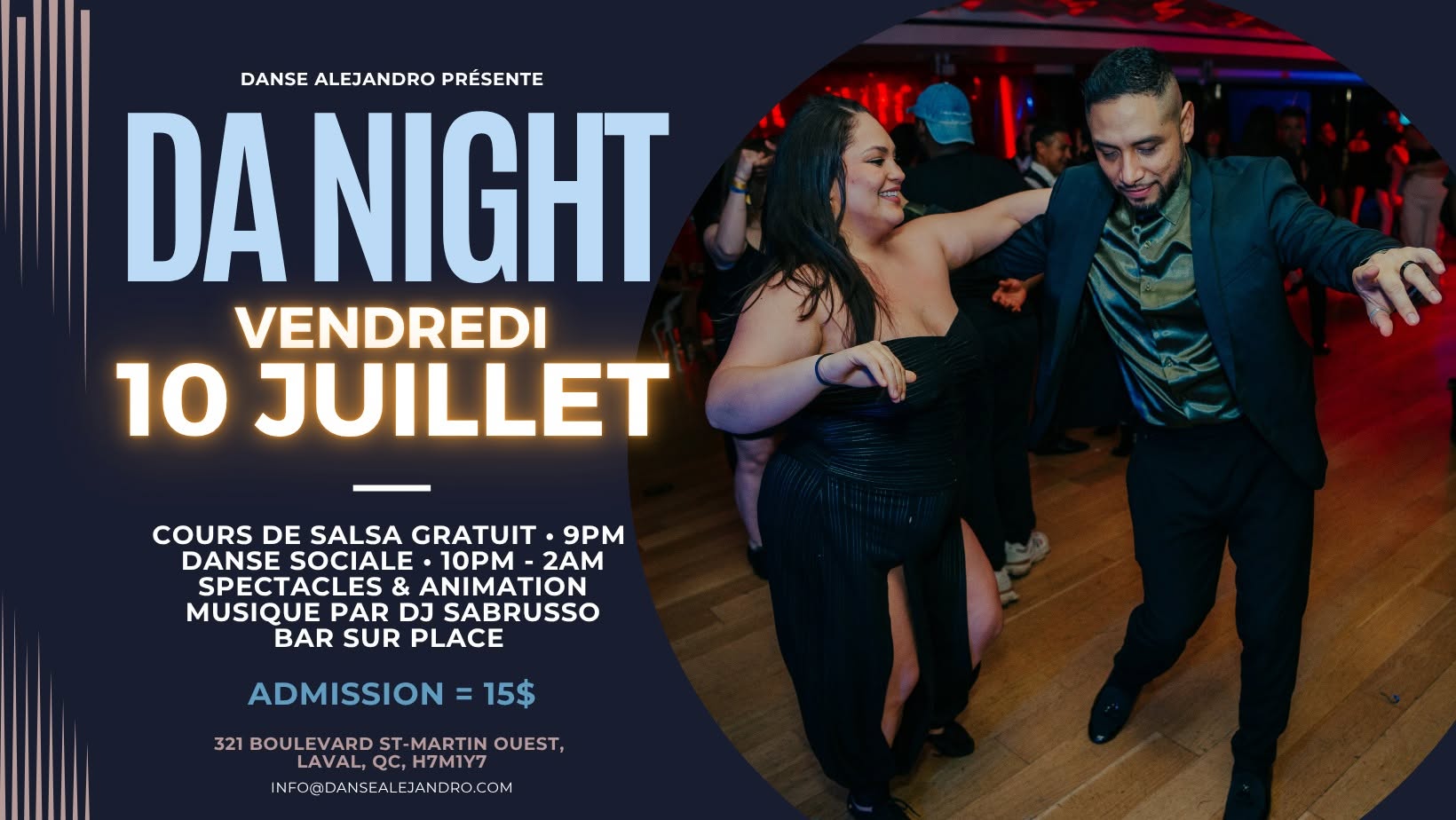 DA Night Vendredi 10 juillet