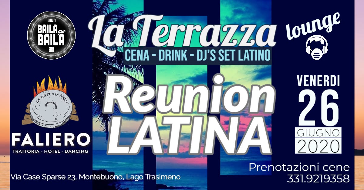 Reunion Latina.....La terrazza sul Lago