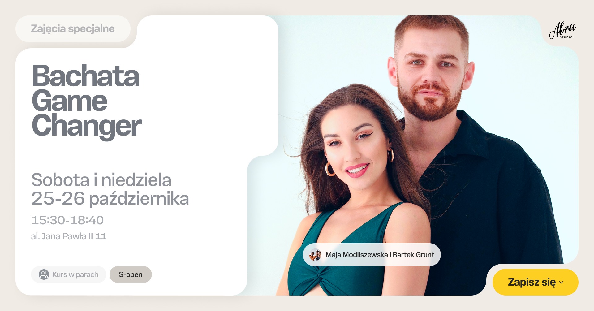 Bachata Game Changer z Mają & Bartkiem poziom S-open