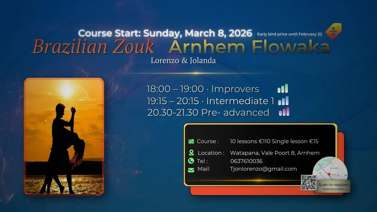 Proeflessen Brazilian Zouk - Flowaka Arnhem