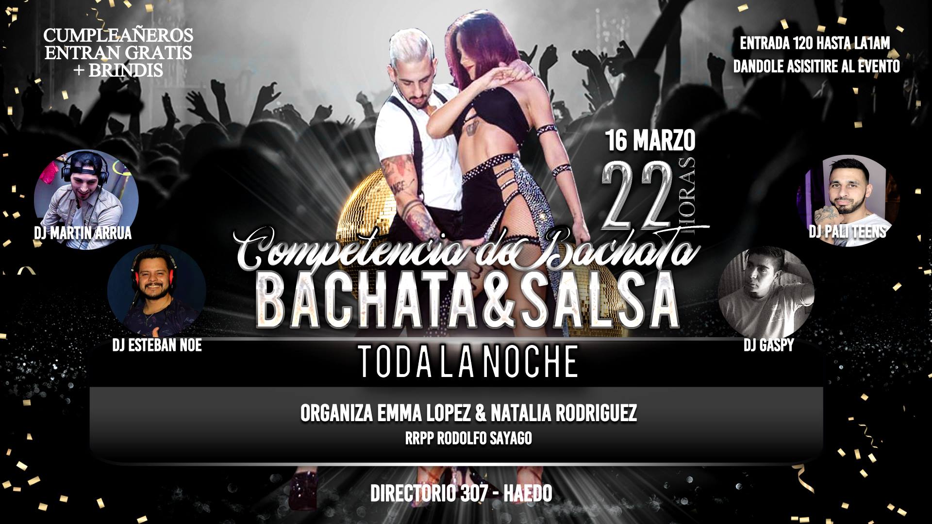 Competencia de Bachata + Social toda la noche