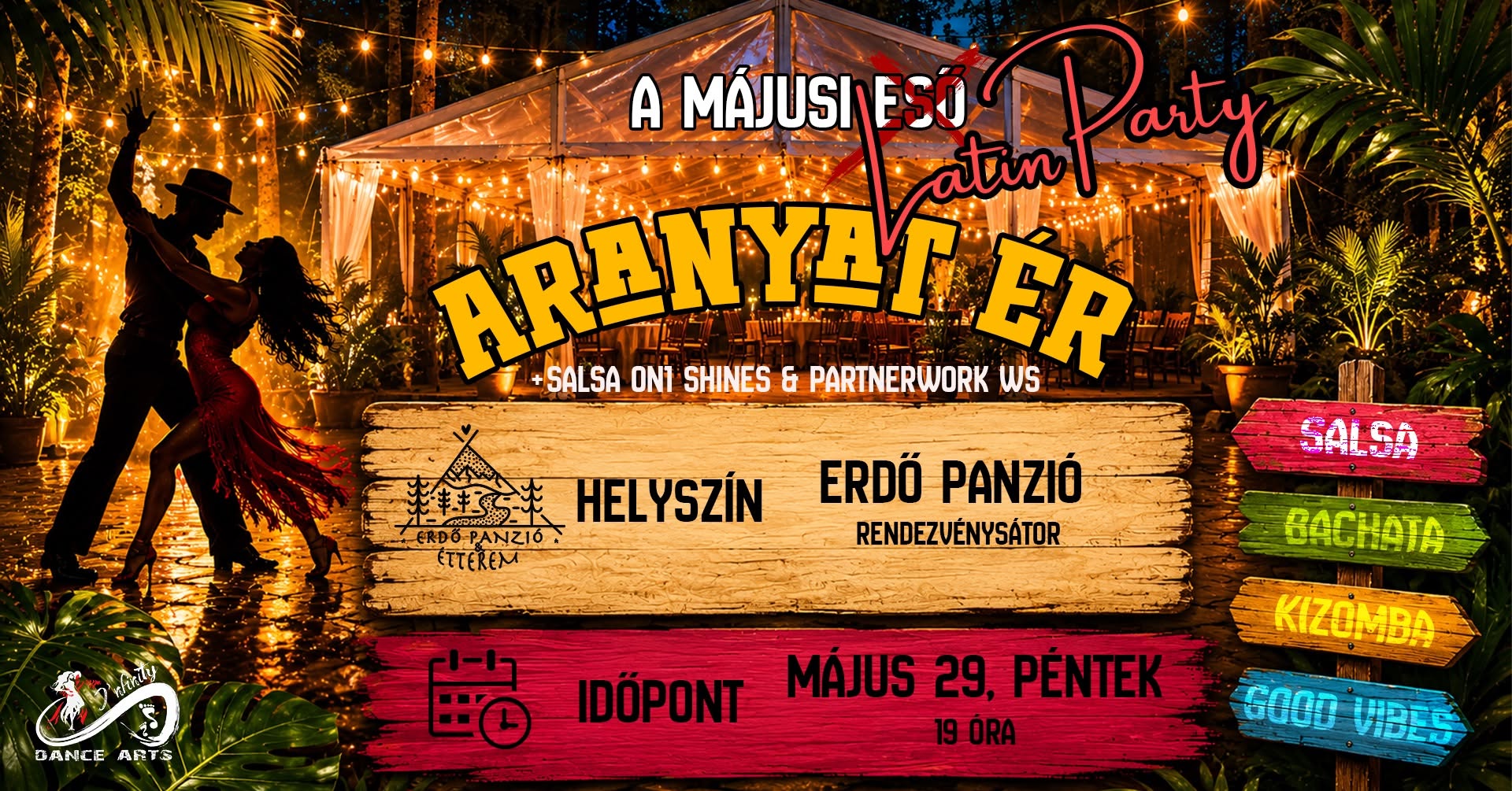 Májusi Latin Party & Sátoravatás!