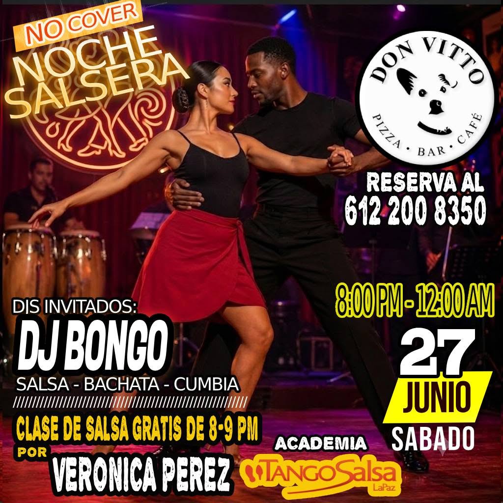 🔥💃 NO COVER NOCHE SALSERA EN LA PAZ 🕺🔥