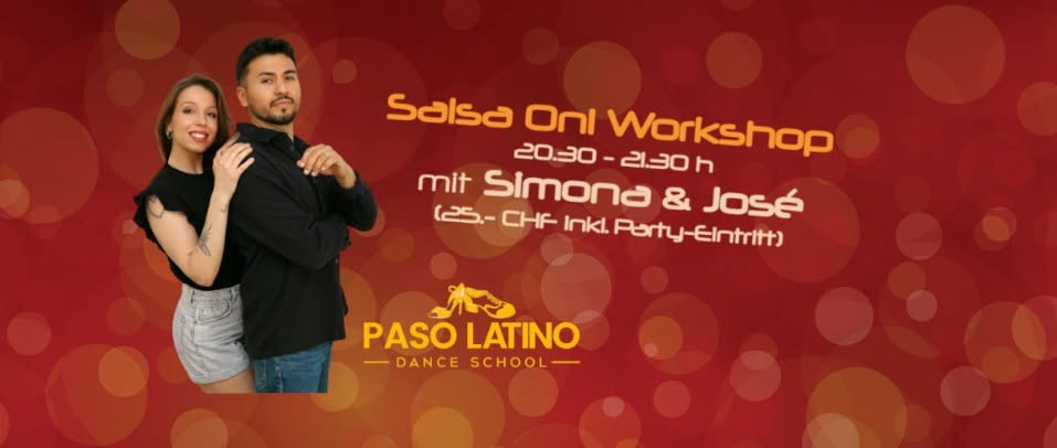 Salsa Workshop mit Simona & José (Paso Latino)
