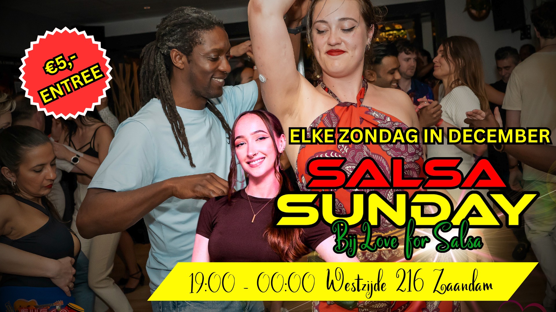 π Salsa Sunday bij Love For Salsa! π Gratis workshop & Welkomstdrankje