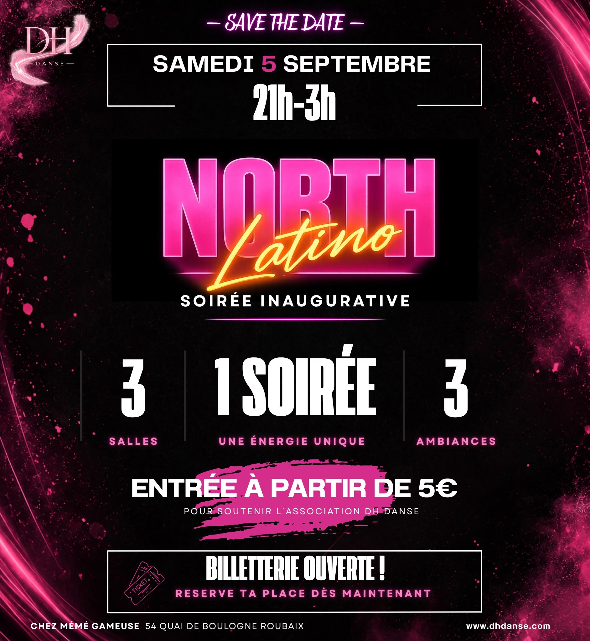 NORTH LATINO - Soirรฉe inaugurale DH DANSE ๐