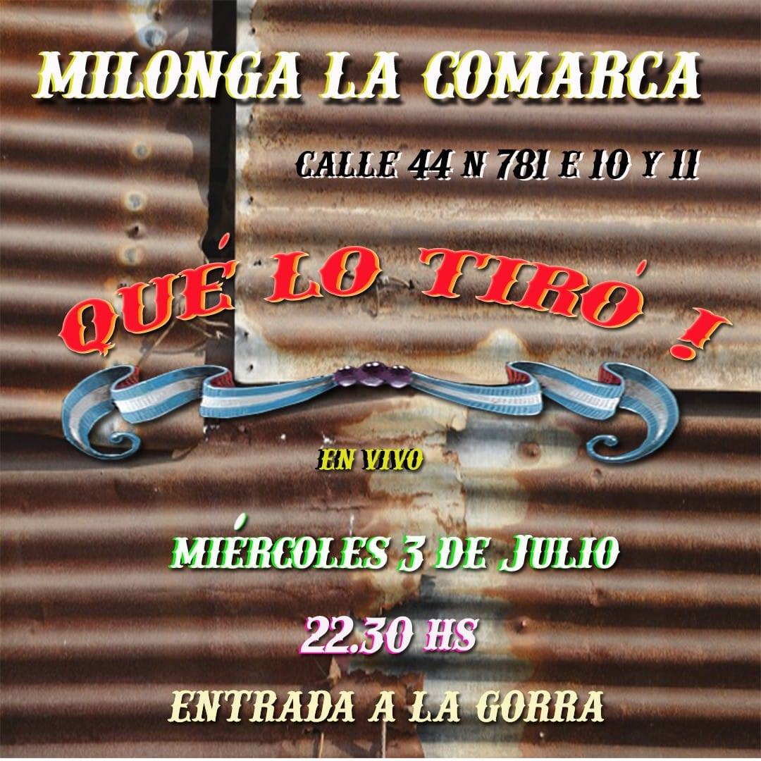 Qué lo tiró! en La Comarca