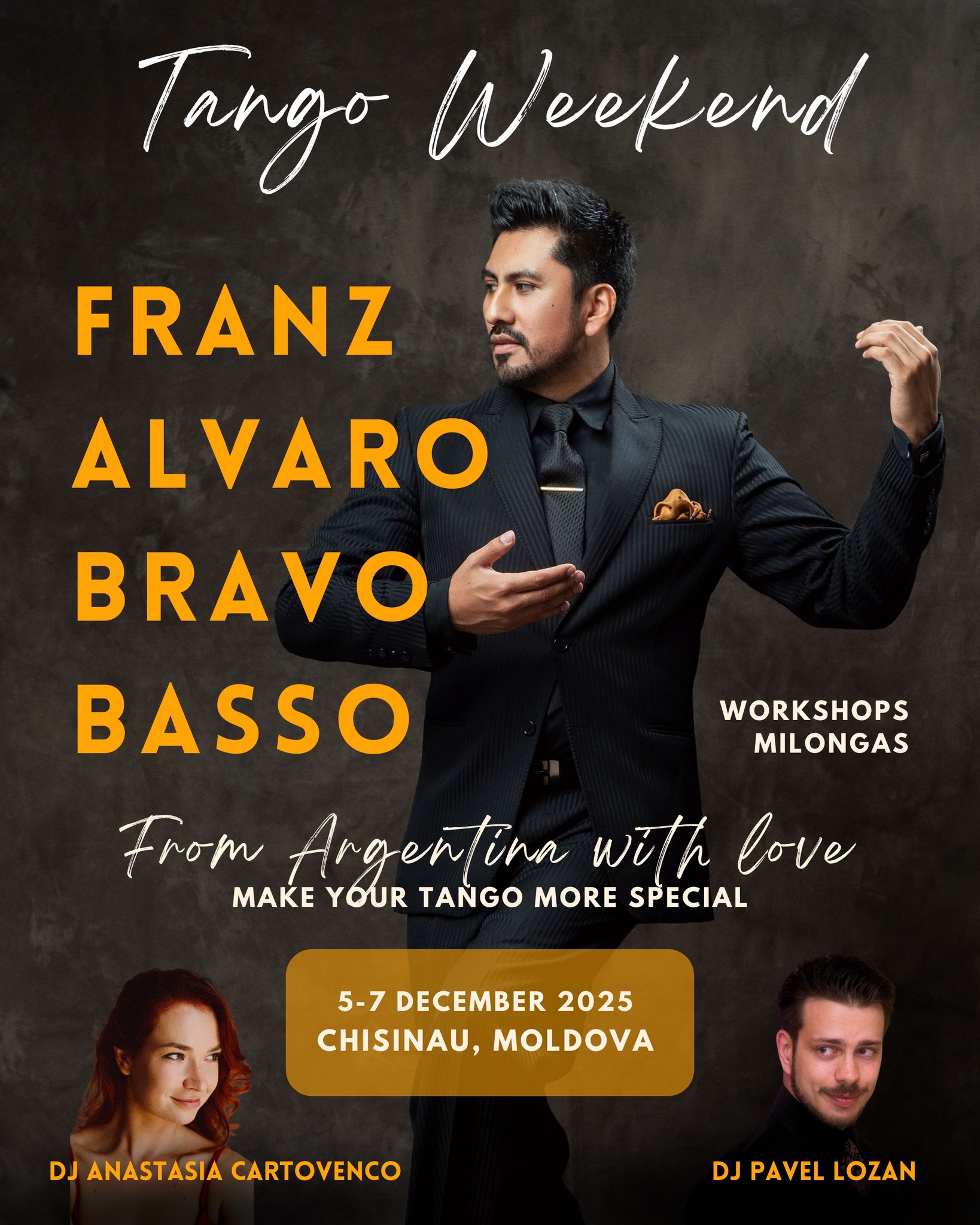 Tango weekend with Franz Alvaro Bravo Basso
