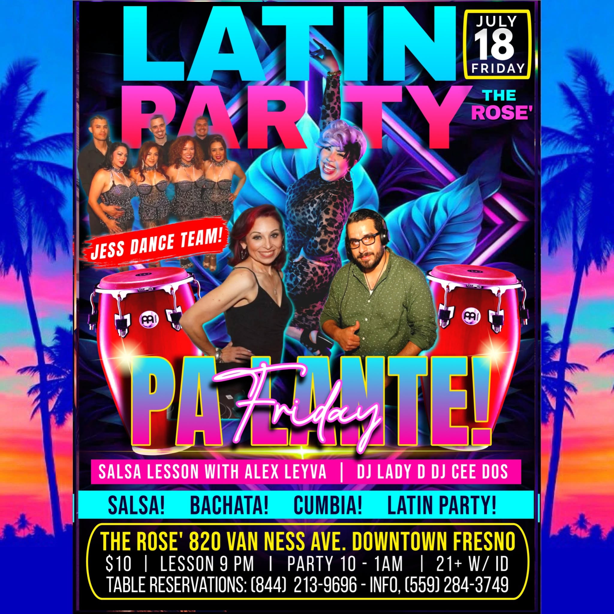 Pa' Lante Fridays Latin Party - The Rose'