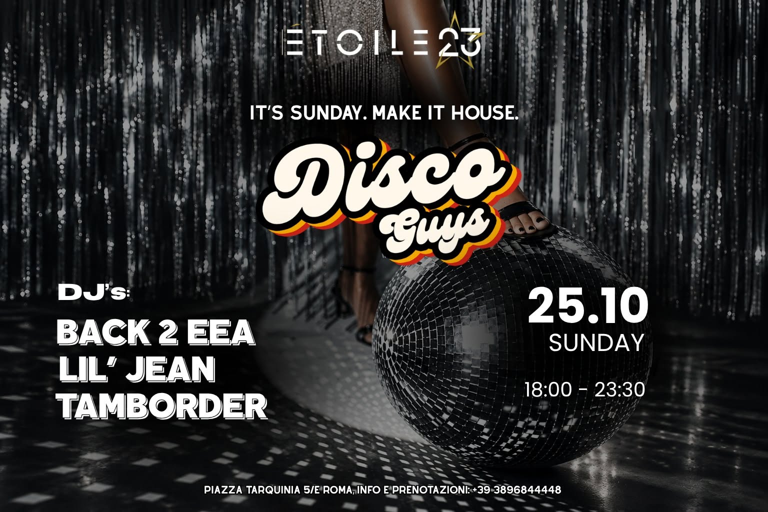🪩 IT'S SUNDAY. MAKE IT HOUSE. 🪩 Drink • Eat • Dance