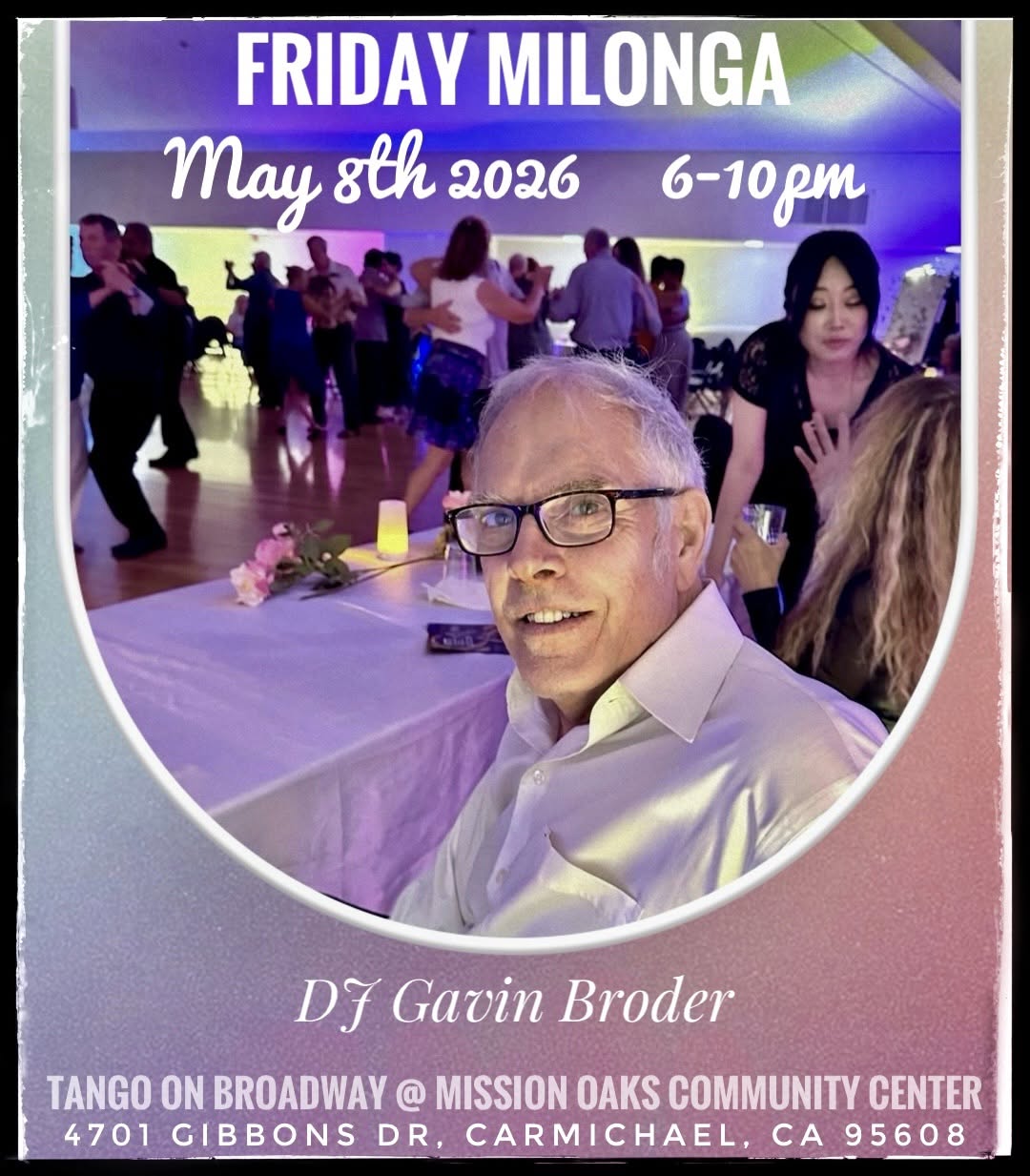 FRIDAY MILONGA, DJ Gavin Broder