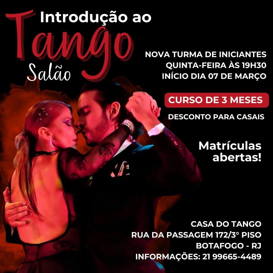 Tango - Nova turma em Março de 2024