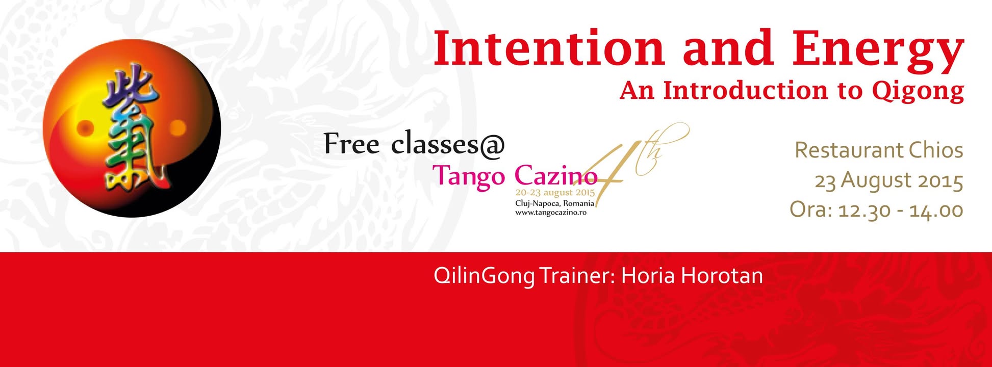 Open Lesson in Qigong @Tango Cazino 2015