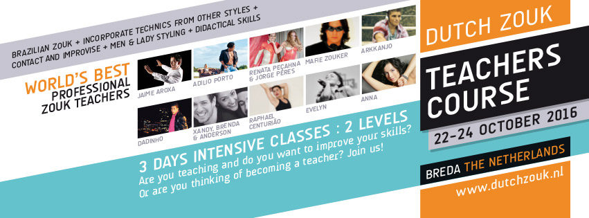 Teachers Course - Dutch International Zouk Congress - 5th edition Official