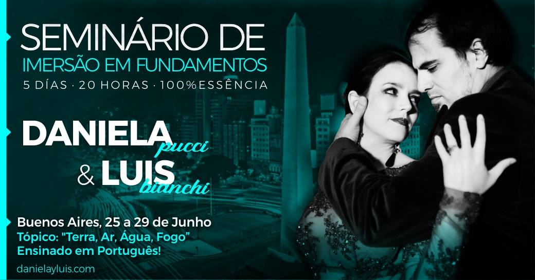 Terra, Ar, Água, Fogo: Seminário de 20 Horas con Daniela & Luis