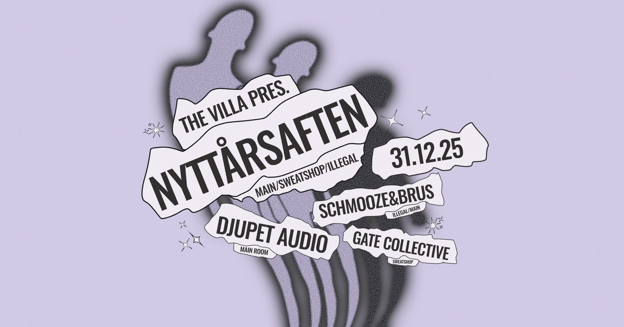 NYTTÅRSAFTEN Djupet Audio Schmooze & Brus Gate Collective