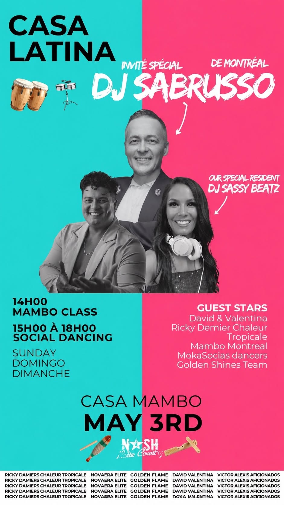 CASA LATINA CASA MAMBO #5 Stars 🌟 5 étoile! Montréal in the house