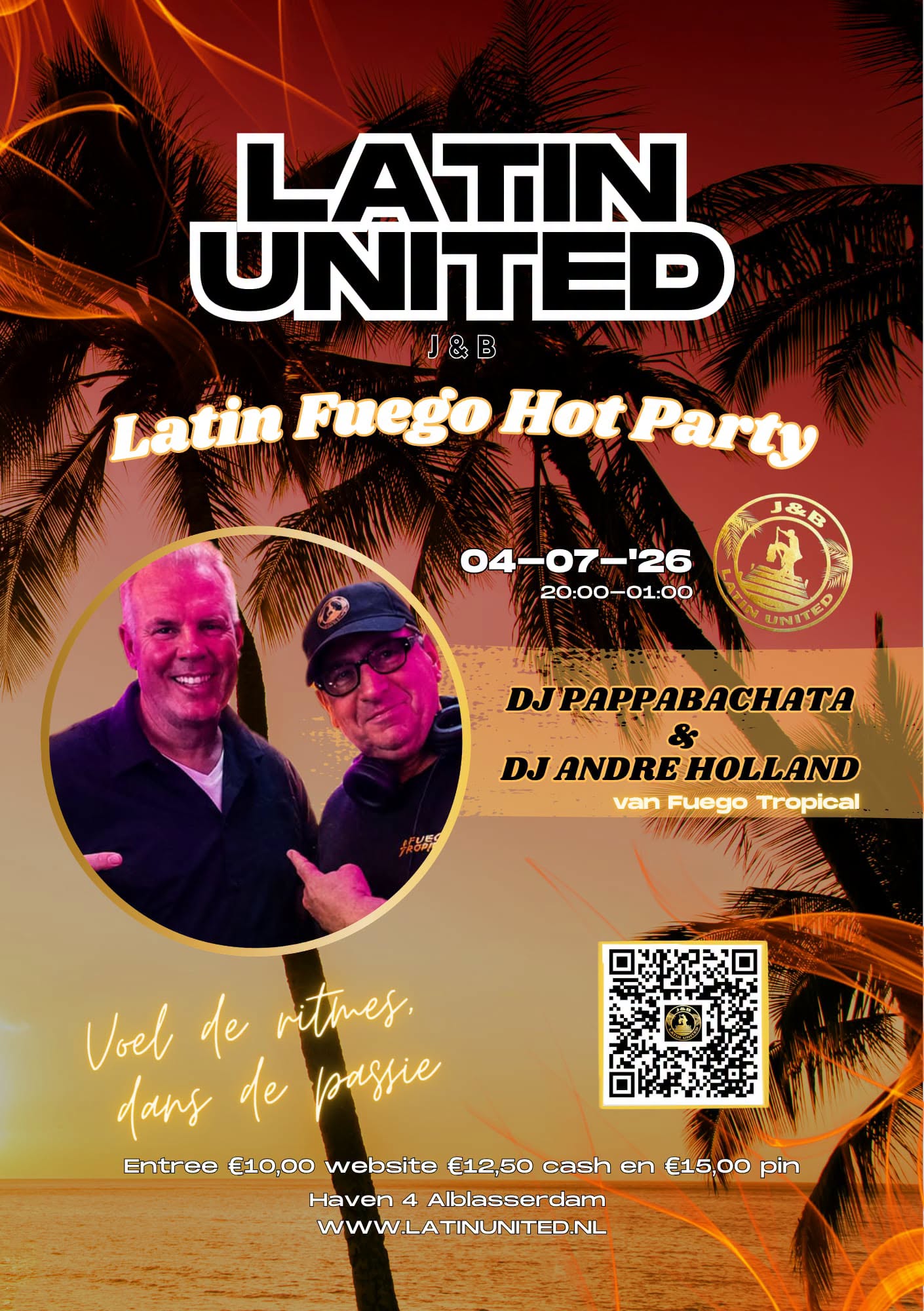 Landvast Fuego Hot Latin Party 4 july '26
