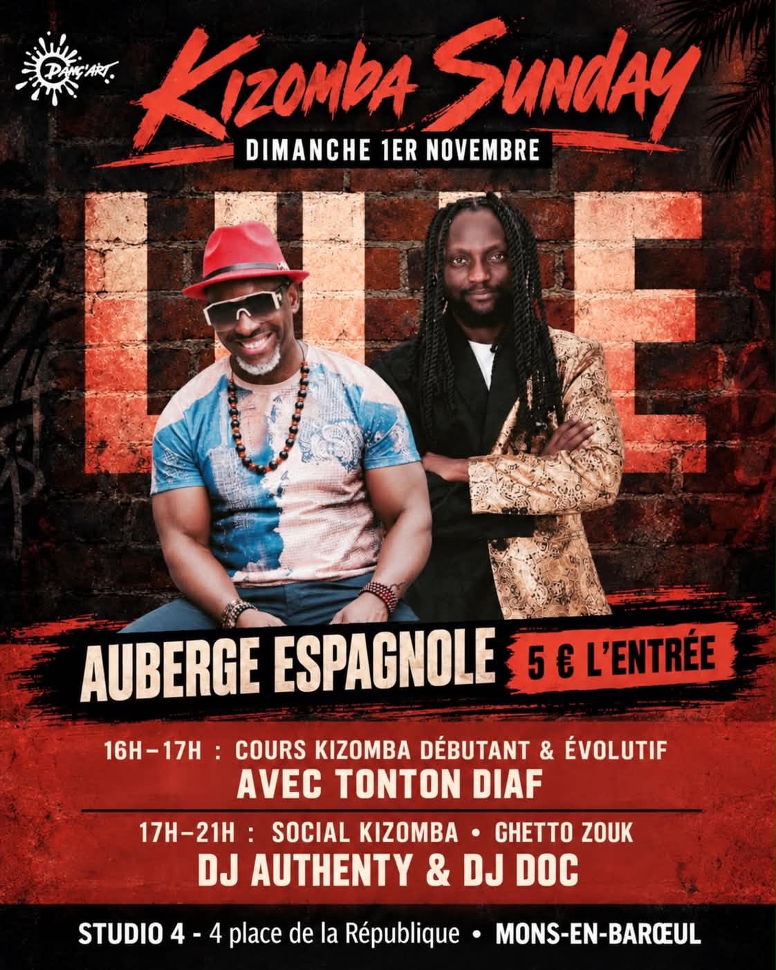 KIZOMBA SUNDAY Cours & Sociale - LILLE