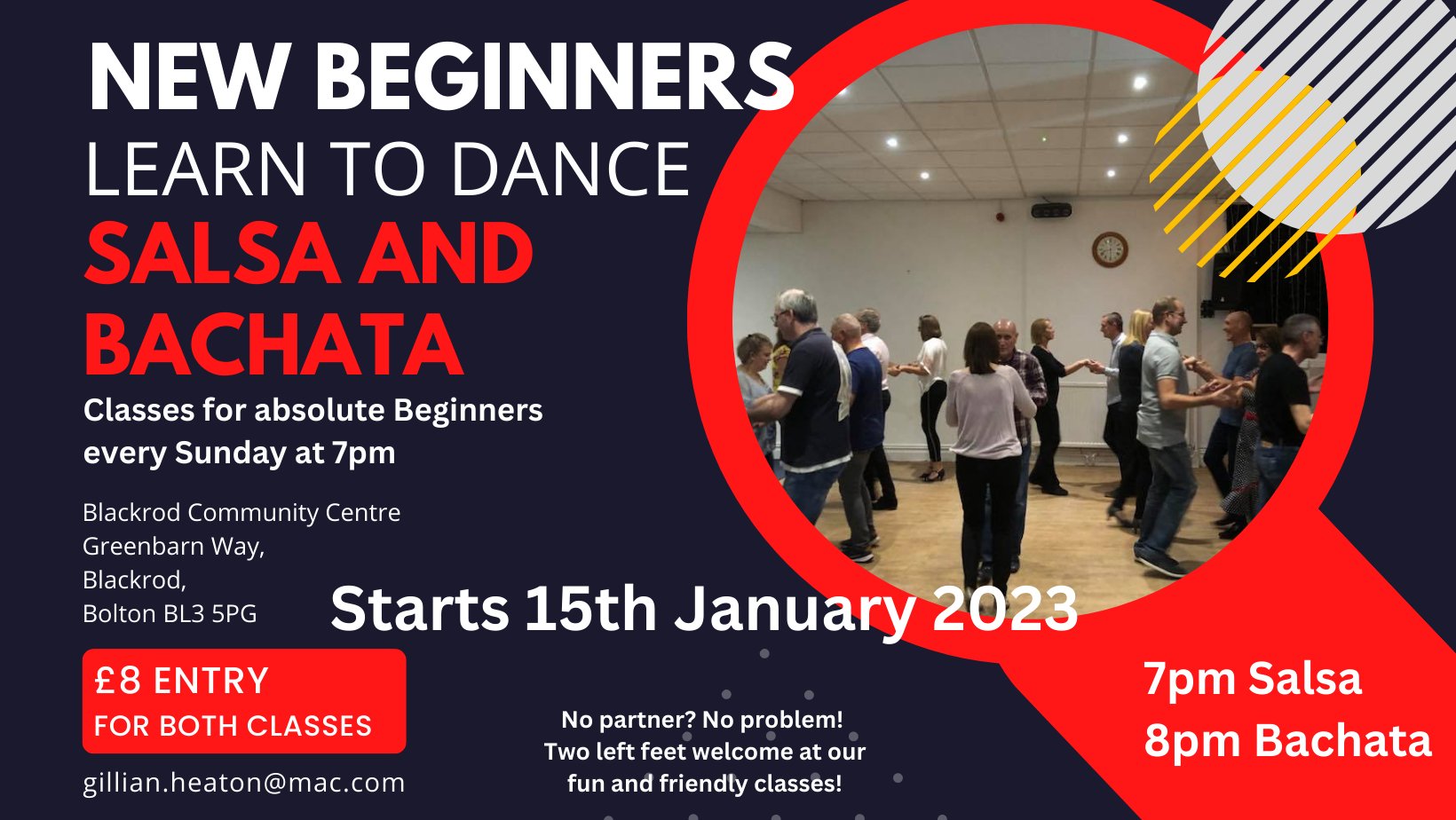 Beginners Salsa and Bachata Dance Course in Blackrod