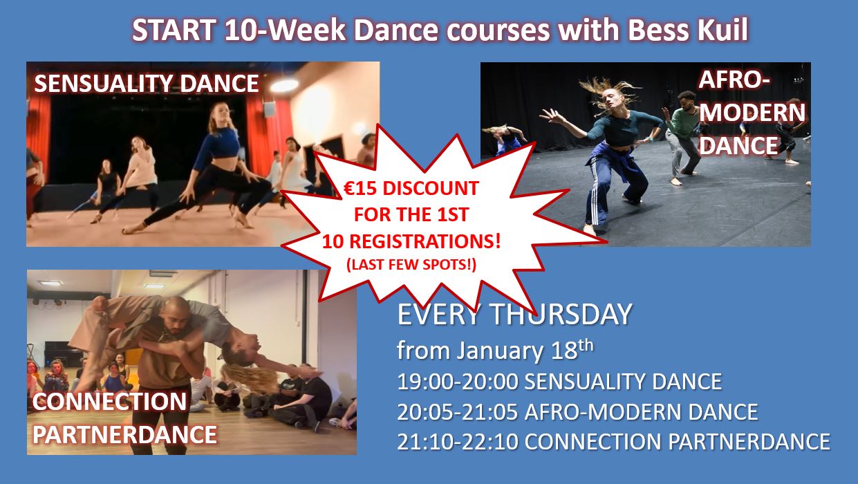 START Courses: Connection Partnerdance Sensuality Afro-Modern (try-out possible)