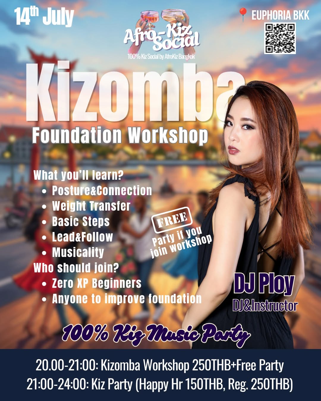 AfroKiz Social Kizomba Foundation Workshop