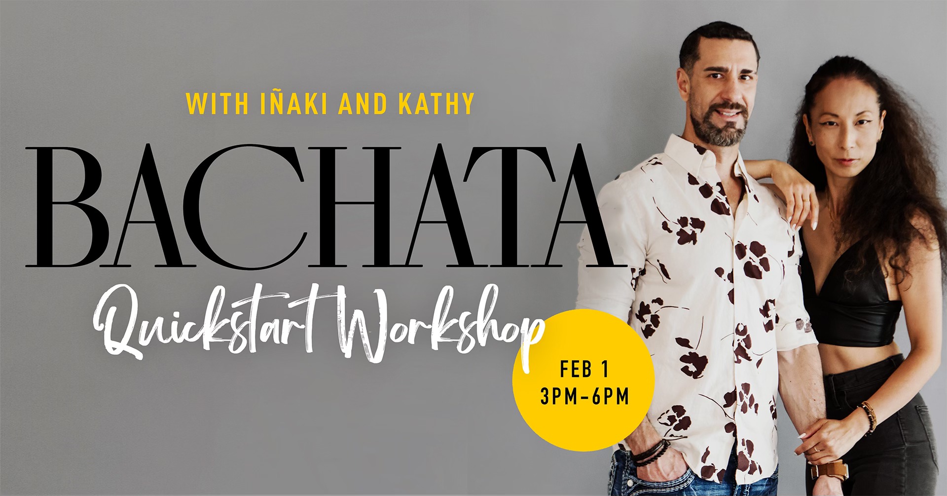 💃🏻 BACHATA QUICKSTART WORKSHOP🕺🏻