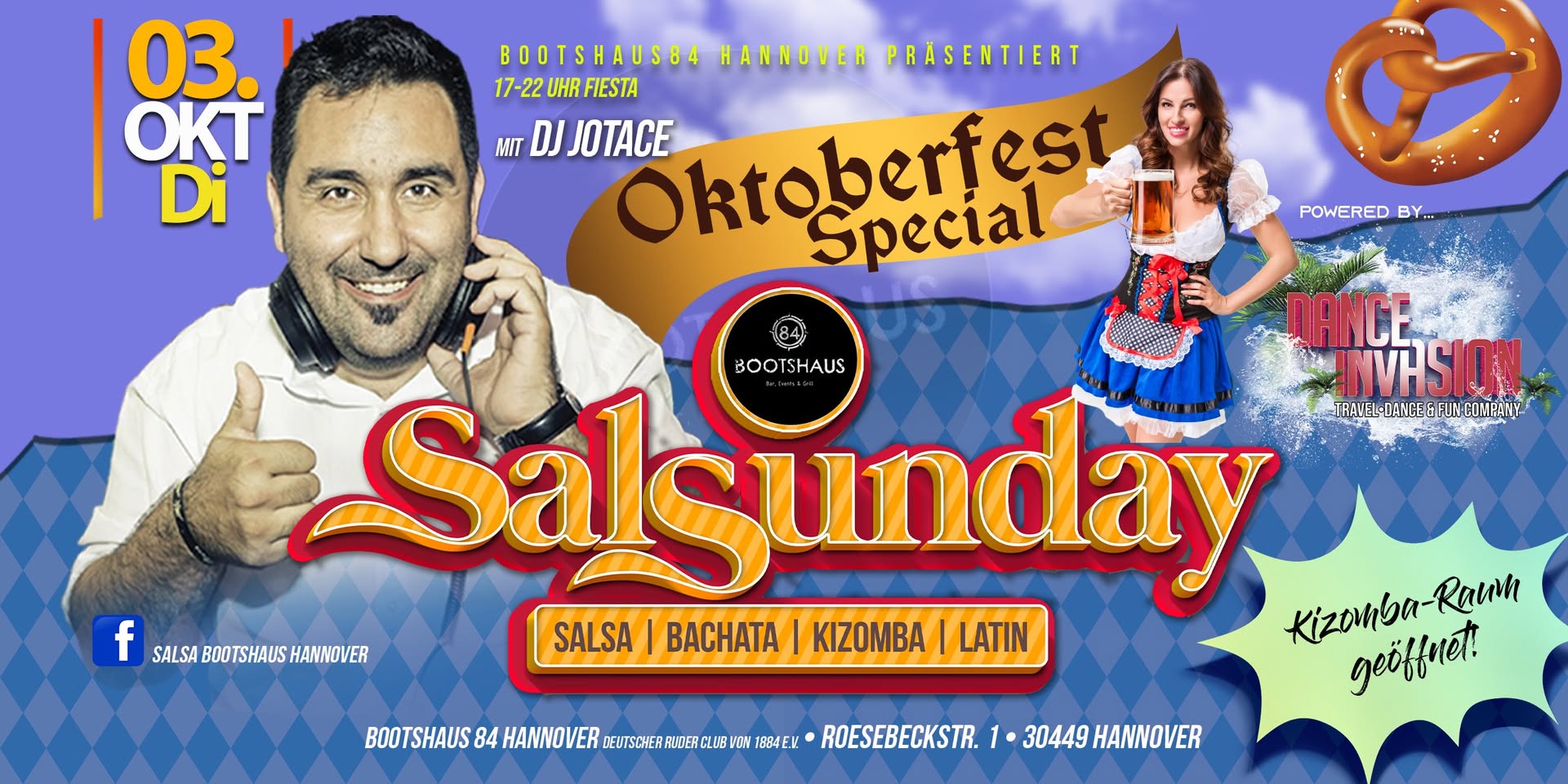 SalSunday Oktober-Fest Special mit Dj Jotace am 3. Oktober