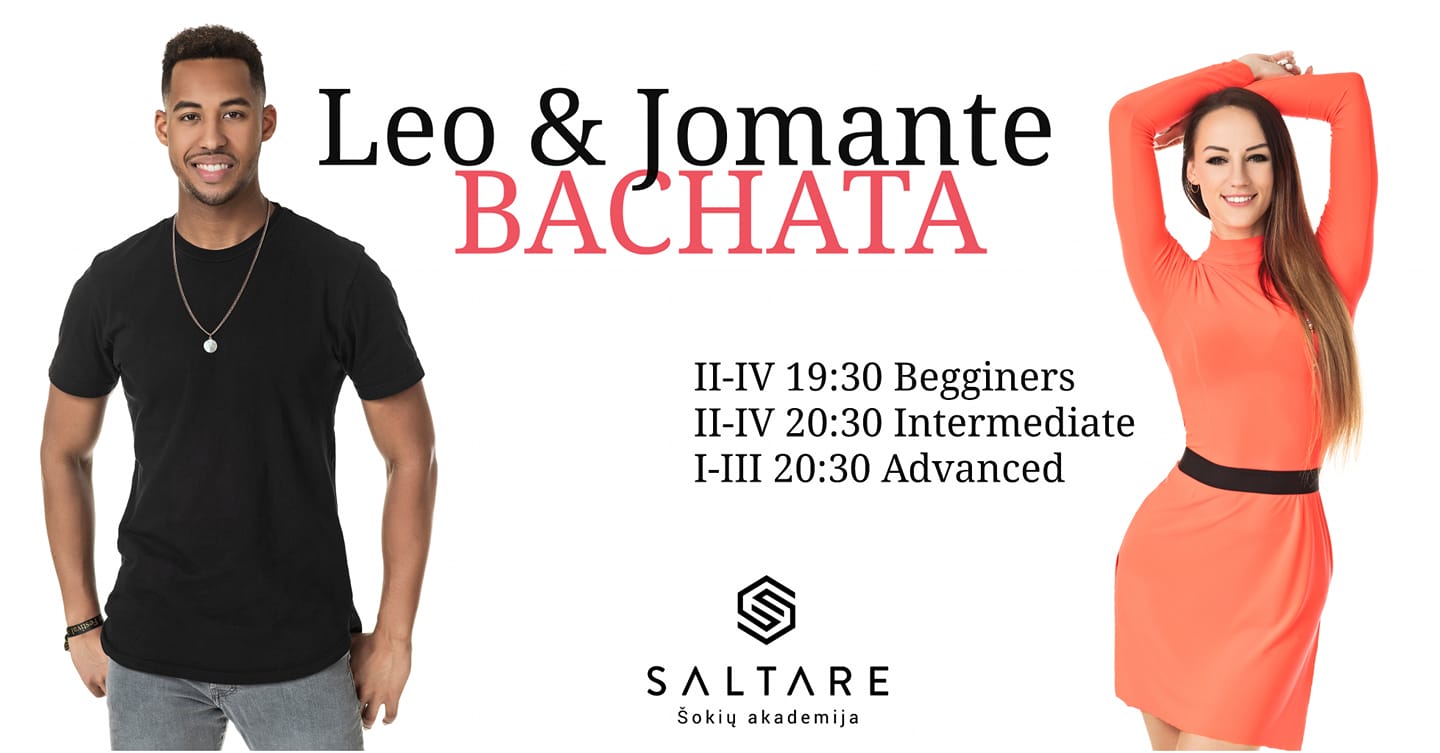 Bachata Šokių Pamokos Su Leo Ir Jomante