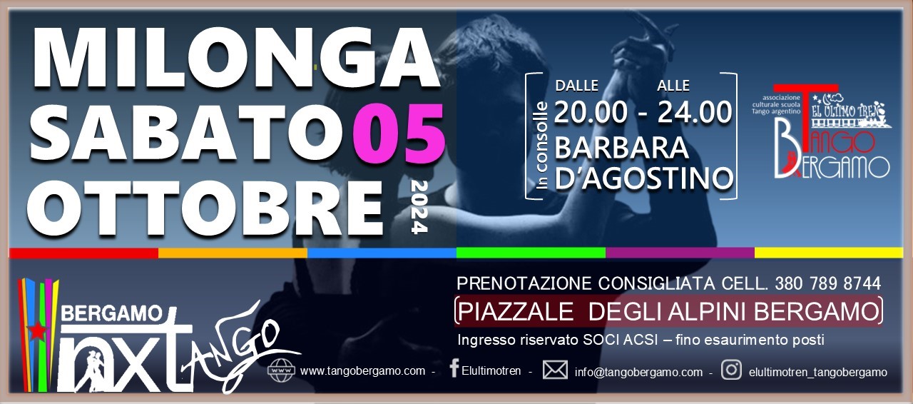 La Milonga del Tren! musicaliza BARBARA D'AGOSTINO!