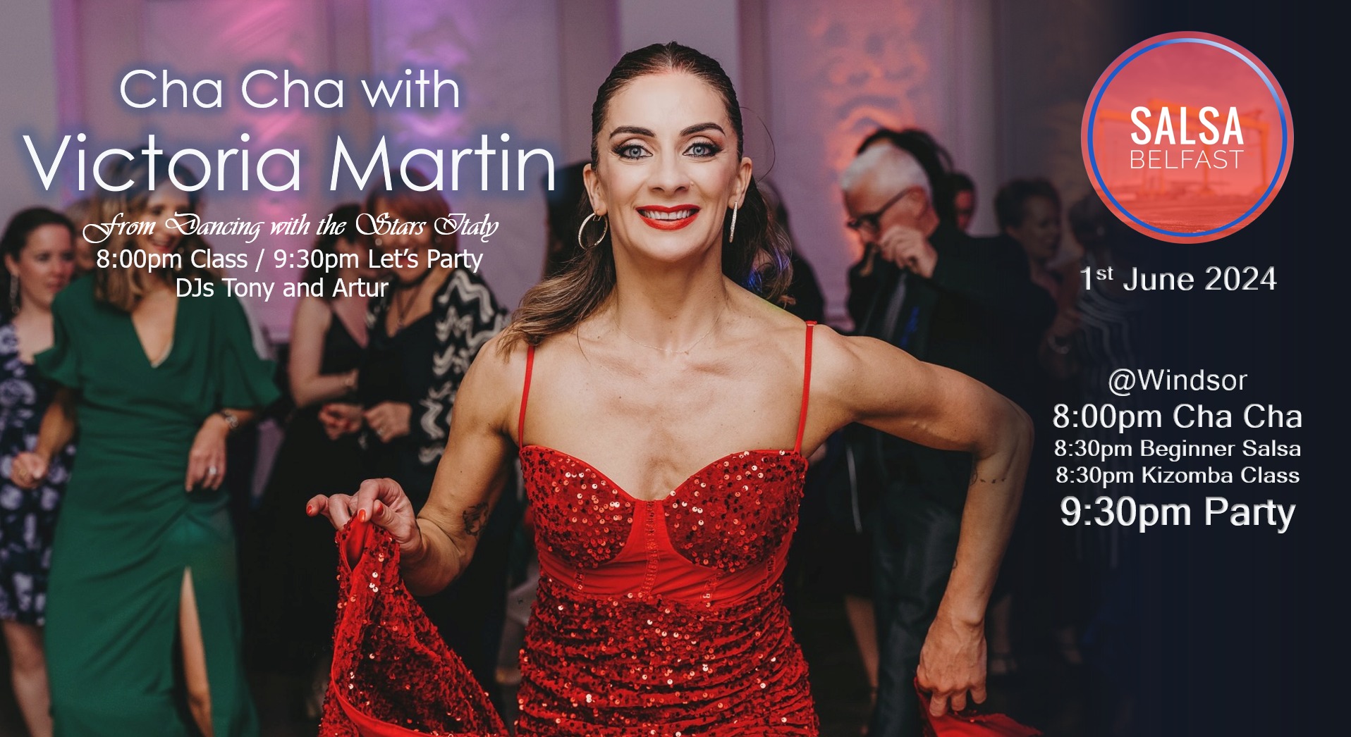 Windsor Salsa & Kizomba Party (June 2024) ft Victoria Martin