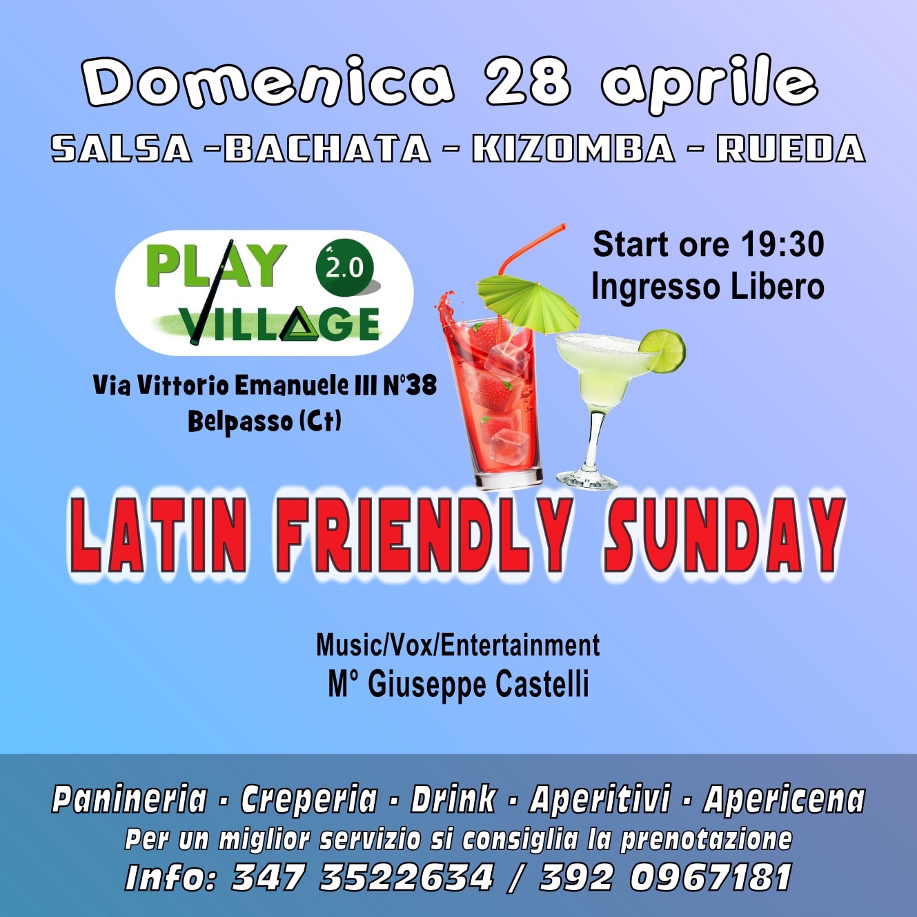 Latin friendly Sunday
