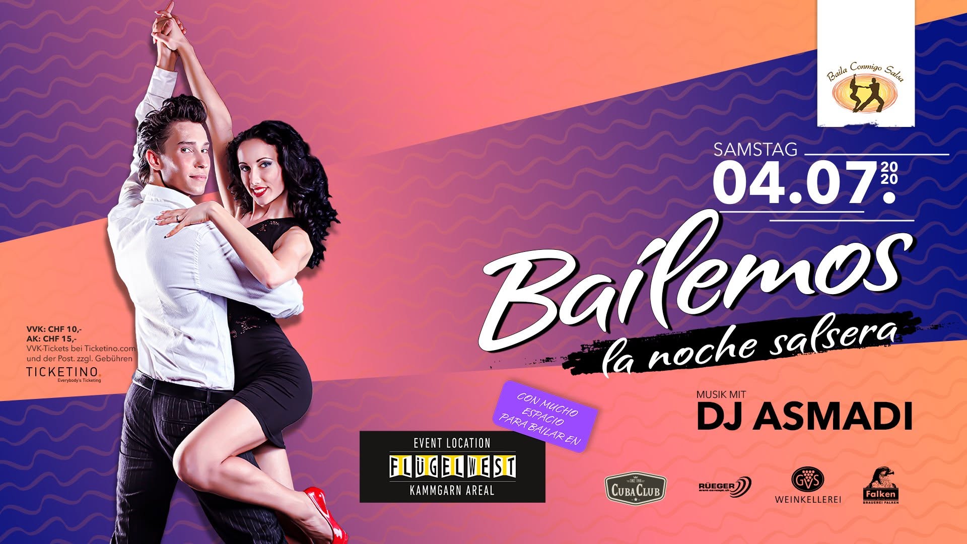 Bailemos La NOCHE Salsera Especial 21 Uhr bis 03 Uhr