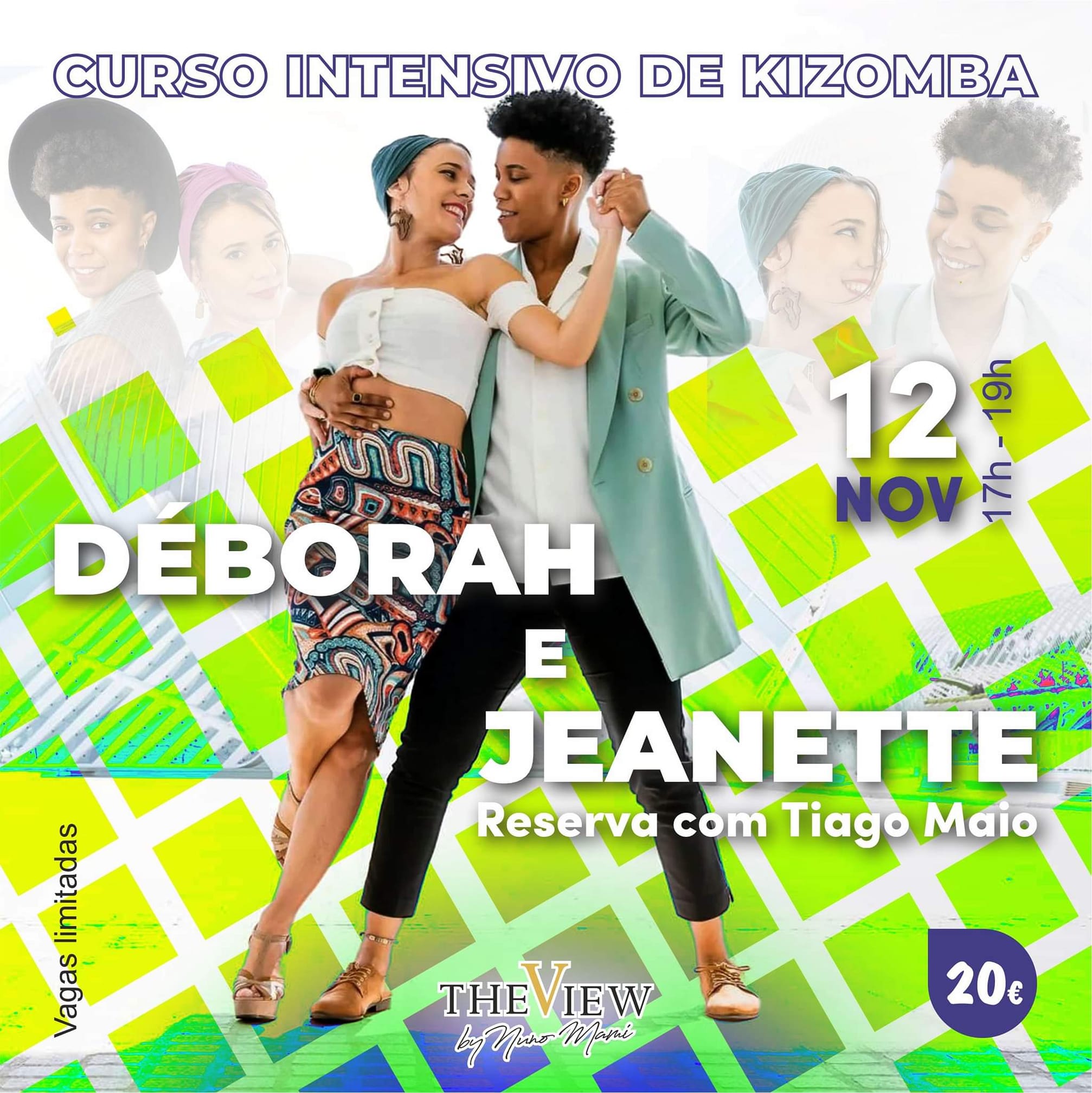 Curso de kizomba com Jeanette & Debora