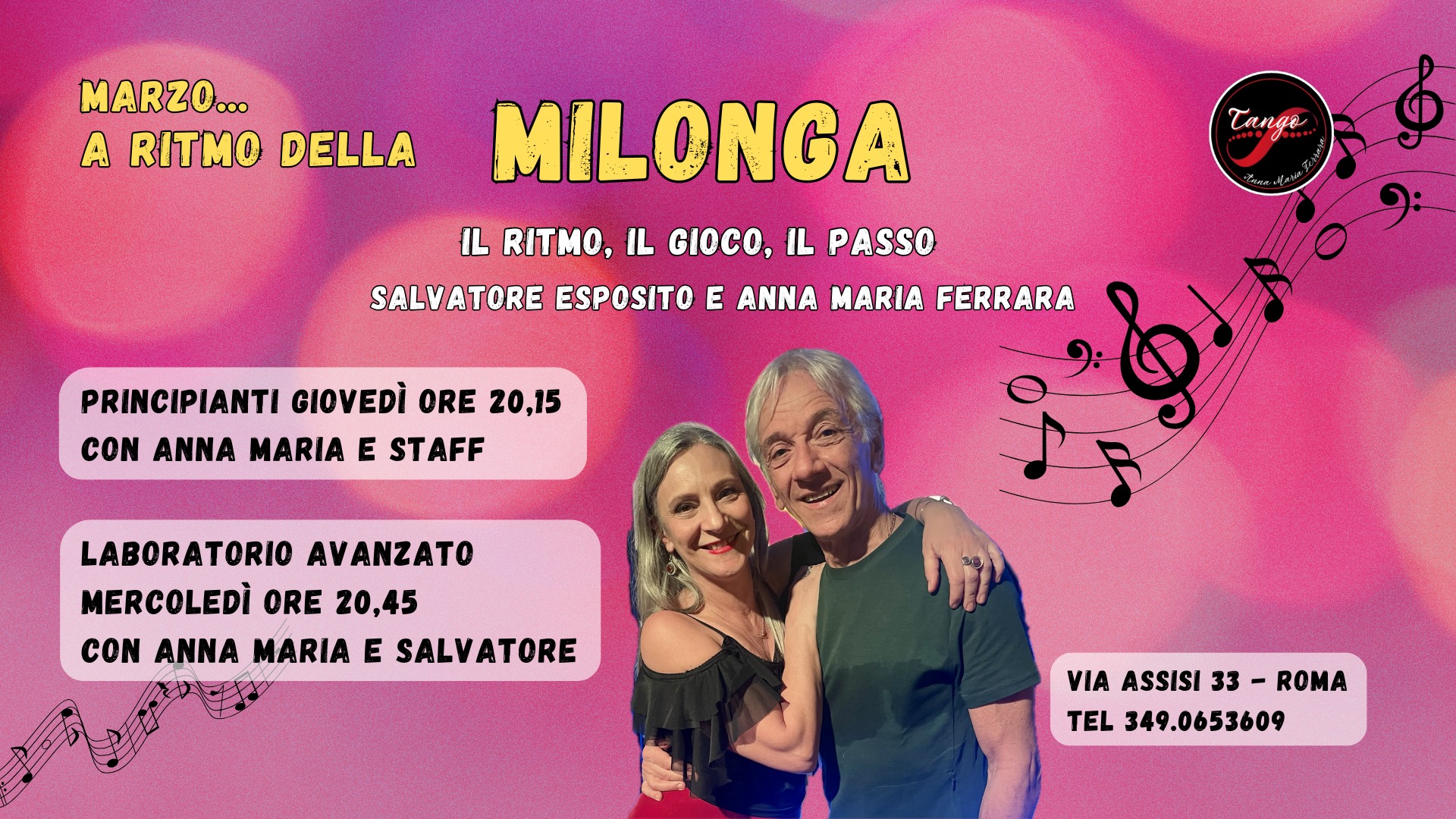 LA MILONGA lezione con Salvatore e Anna Maria