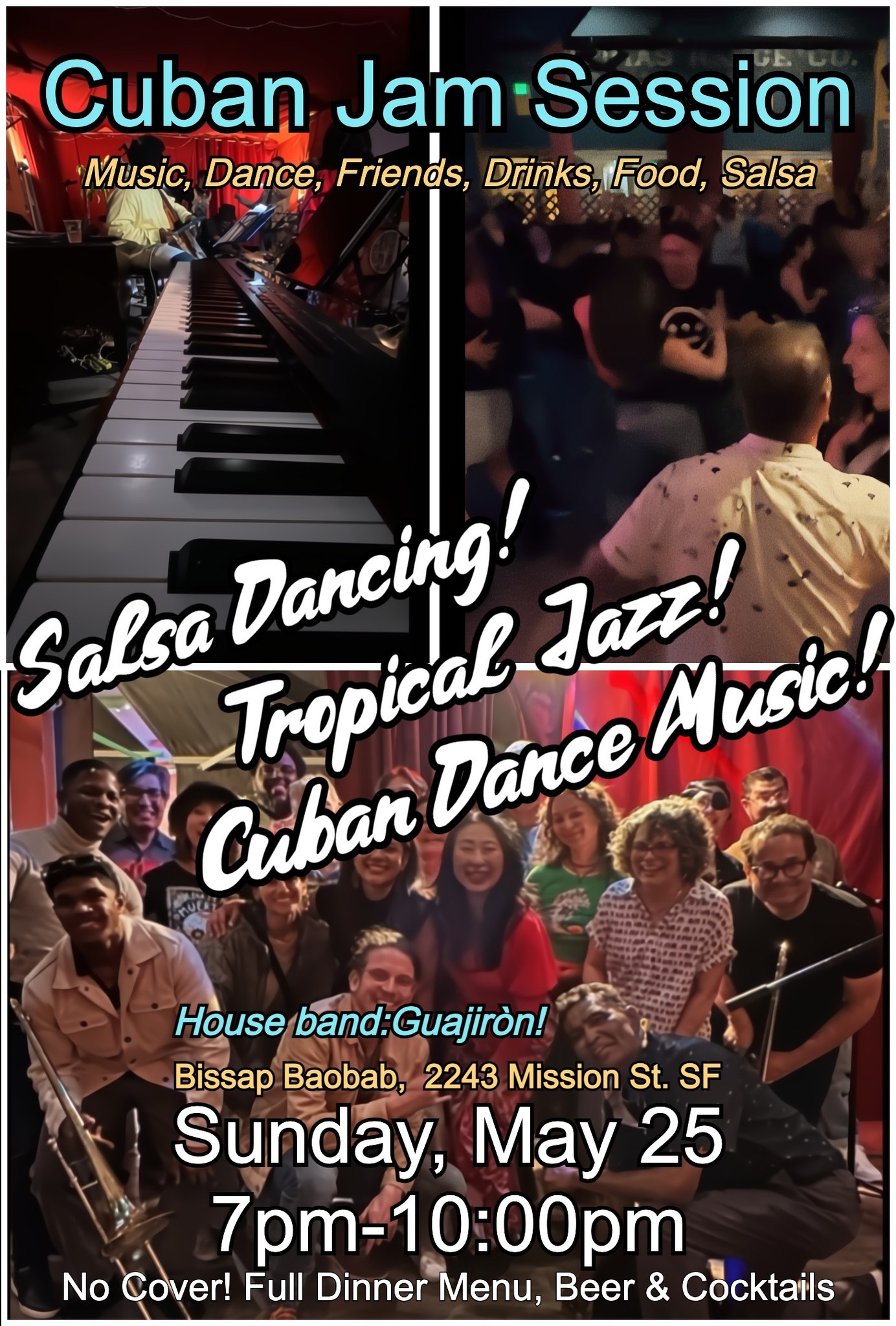 Cuban Jam Session + Salsa Dance Party