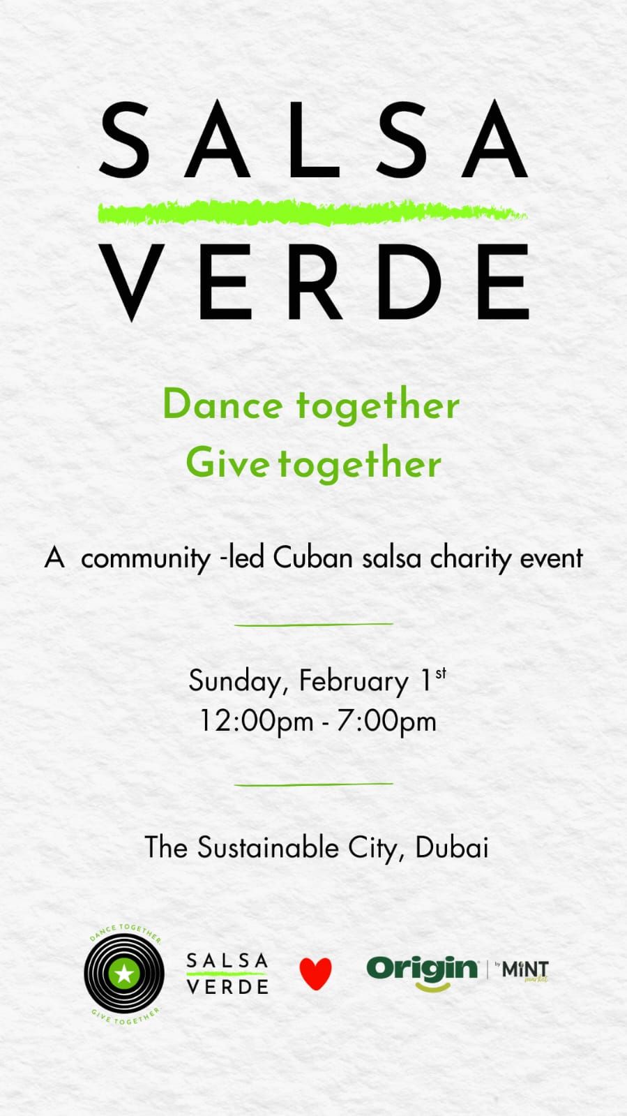 Salsa Verde - Dance Together Give Together