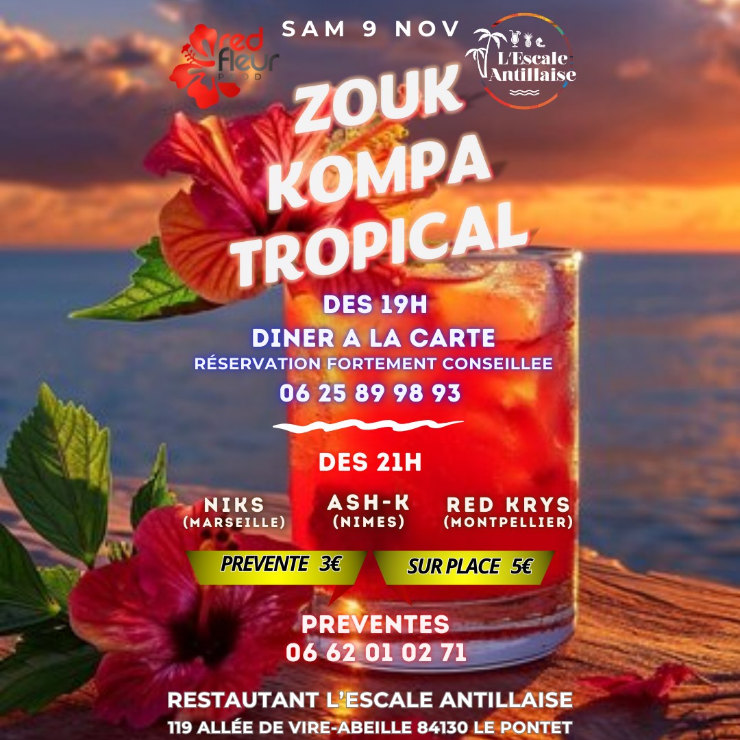 ZOUK⭐️KOMPA⭐️TROPICAL⭐️ASH-K⭐️NIKS⭐️RED KRYS